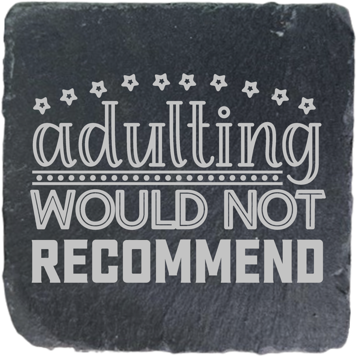 ADULTING WOULD NOT RECOMMEND