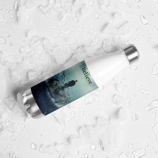 Stainless Steel Water Bottle Believe After The Storm