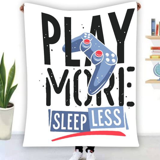 Single-Side Printing Flannel Blanket Play More
