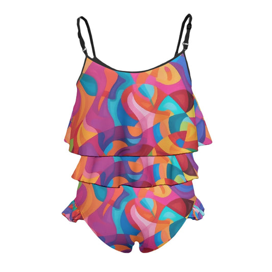 Kid's Swimsuit Bright Abstract