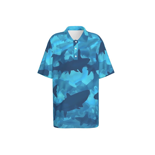 Teenage Polo Collar Jersey|Blue Sharks