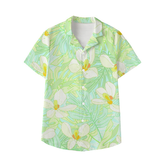 Kid's Hawaiian Vacation Shirt | Tropical Flowers