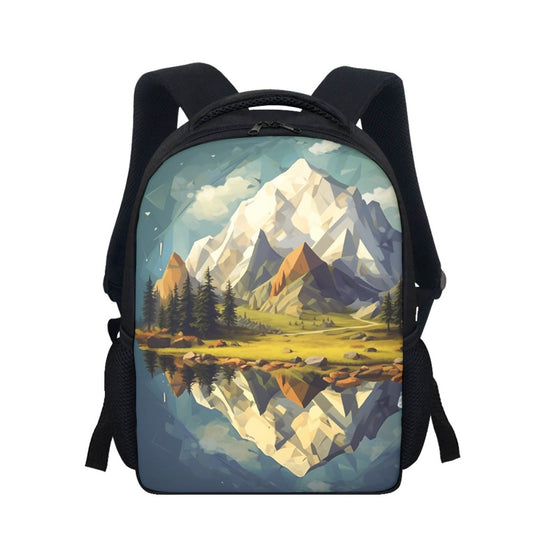 Student Backpack Reflected Mountain