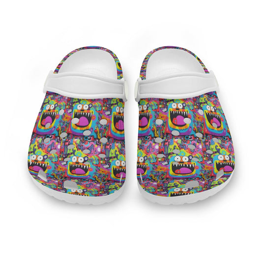 Kids Hole Shoes Silly Monster