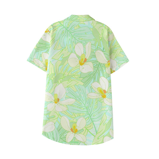 Kid's Hawaiian Vacation Shirt | Tropical Flowers