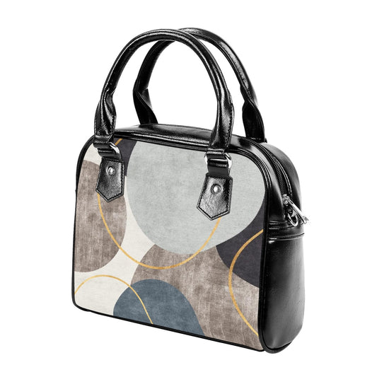 Handbag With Single Shoulder Strap Modern Art