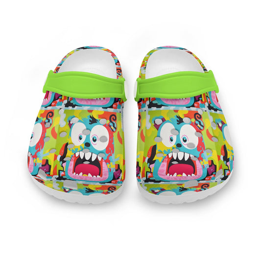 Kids Hole Shoes Scary Monster