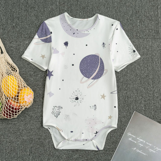 Kids Bodysuits Planet and Stars