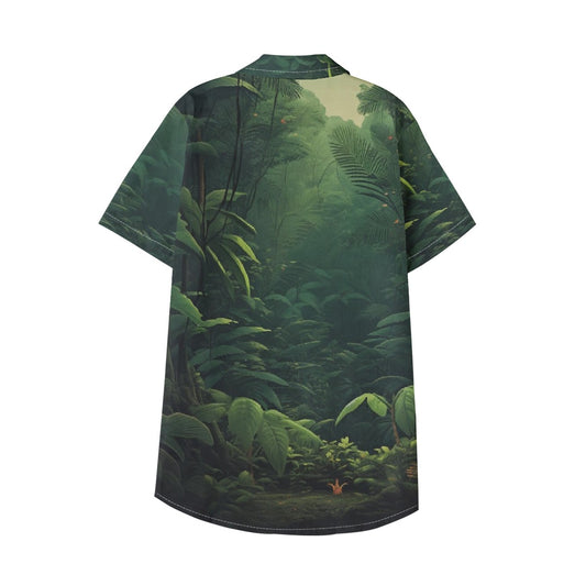 Kid's Hawaiian Vacation Shirt | Tropical Forest