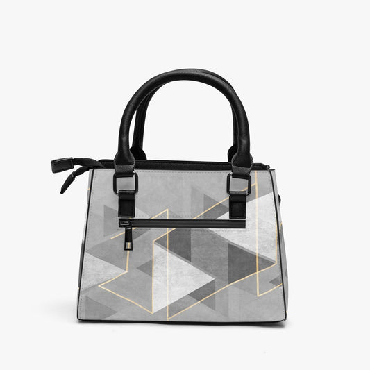 Multifunctional Handbag Gray White Modern Design