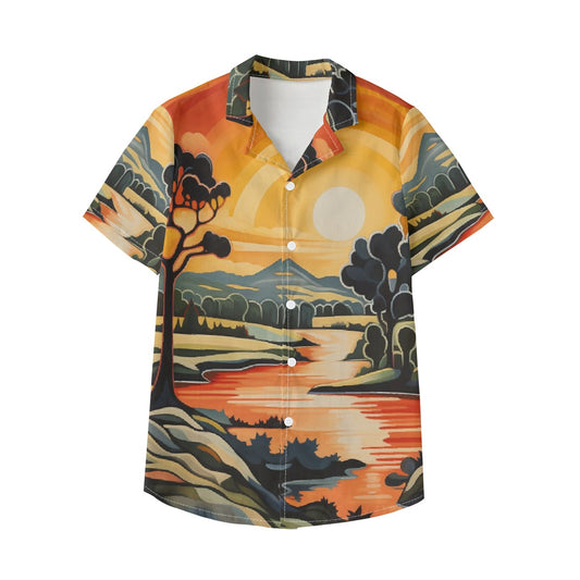 Kid's Hawaiian Vacation Shirt | Island Evening