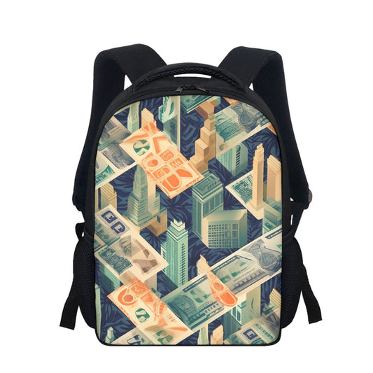 Student Backpack City Stacks