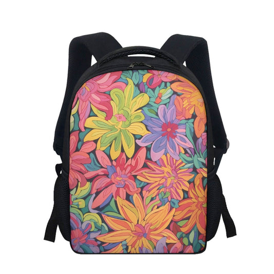 Student Backpack Colorful Bouquet