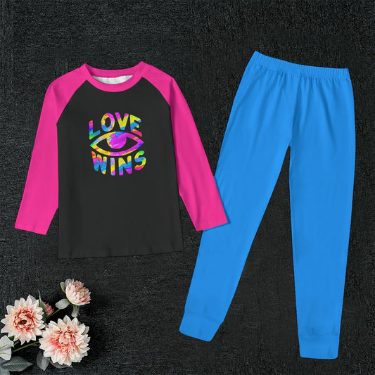 Kid's Sleep Pajamas Love Wins