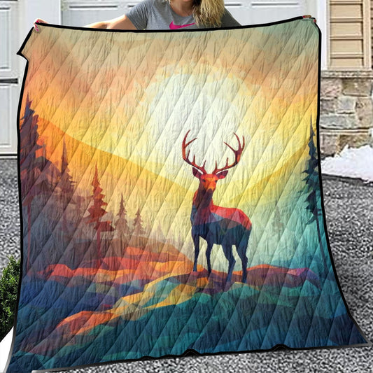 Lightweight & Breathable Quilt With Edge-wrapping Strips The Stag