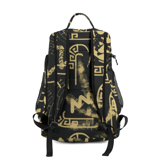 Multifunctional Backpack Gold on Black