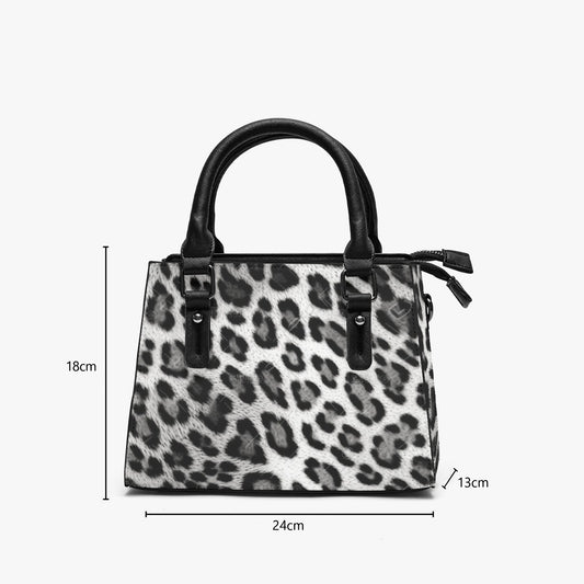 Multifunctional Handbag White Leopard