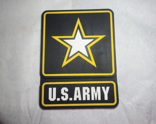 3D Layered Artwork Army Logo