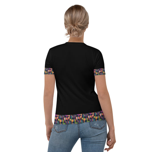 Colorful Cows Women's T-shirt - 4RLives