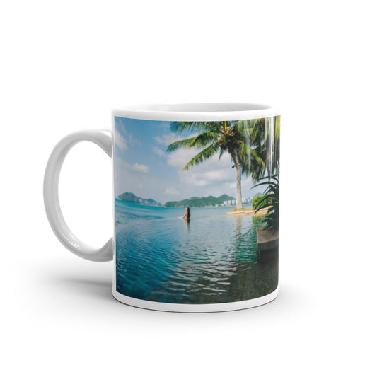 Tropical Paradise White glossy mug - 4RLives